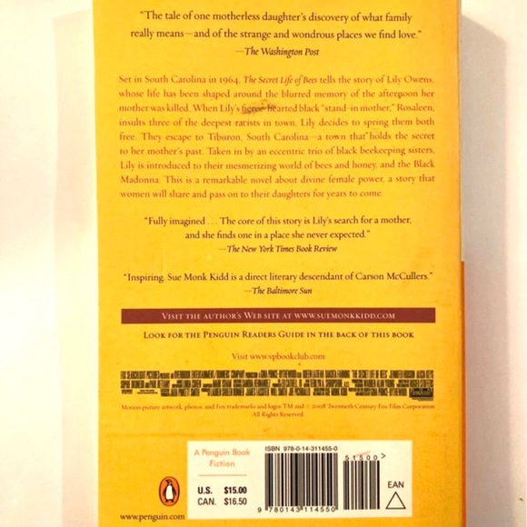The Secret Life of Bees Book - Picture 2 of 2